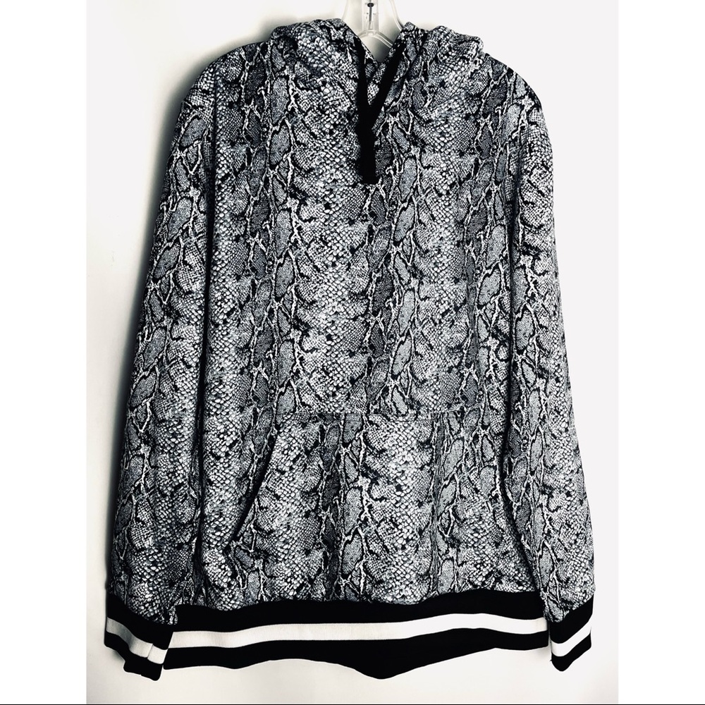 Men’s Enter The Void Hoodie  snake pattern Size M